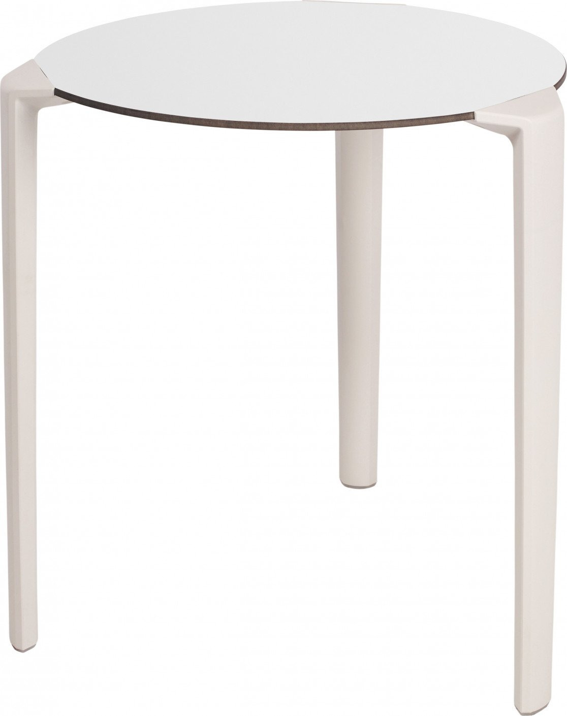 Table One ronde en polypropylène au design contemporain par Ezpeleta Table One ronde en polypropylène au design contemporain par Ezpeleta