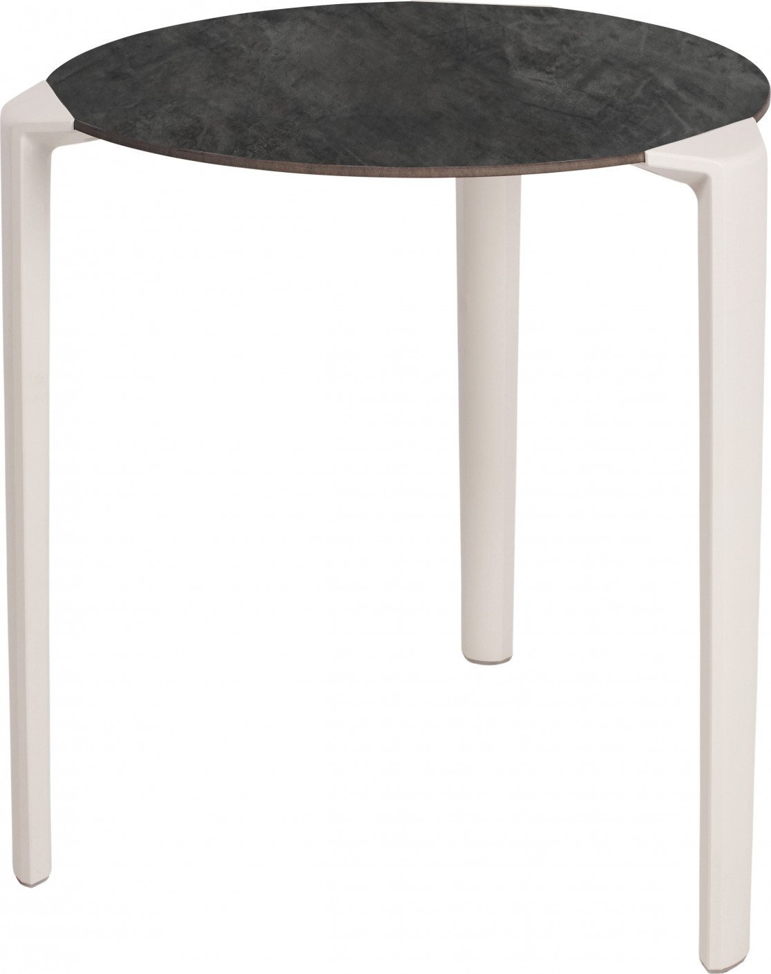Table One ronde en polypropylène au design contemporain par Ezpeleta Table One ronde en polypropylène au design contemporain par Ezpeleta