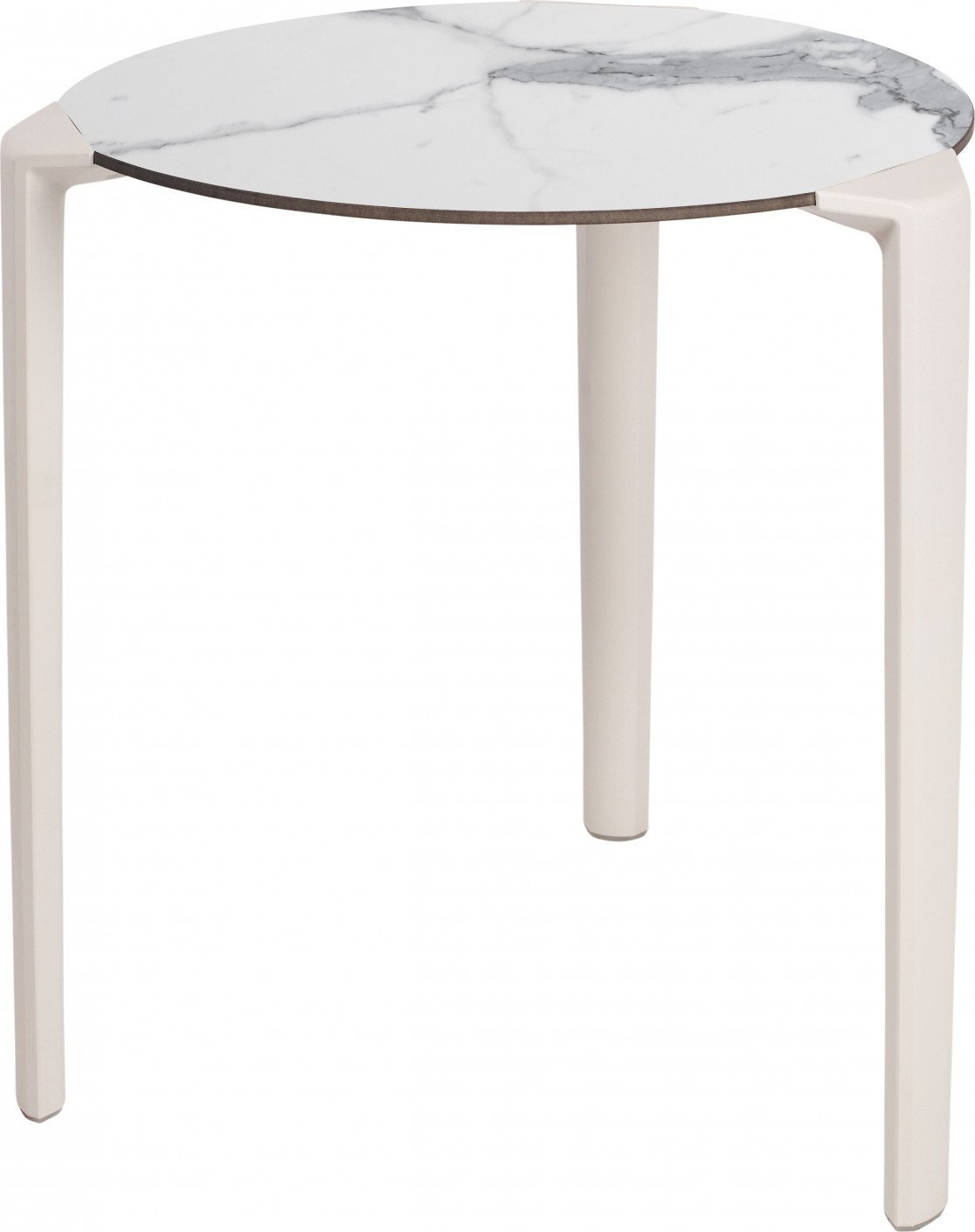 Table One ronde en polypropylène au design contemporain par Ezpeleta Table One ronde en polypropylène au design contemporain par Ezpeleta