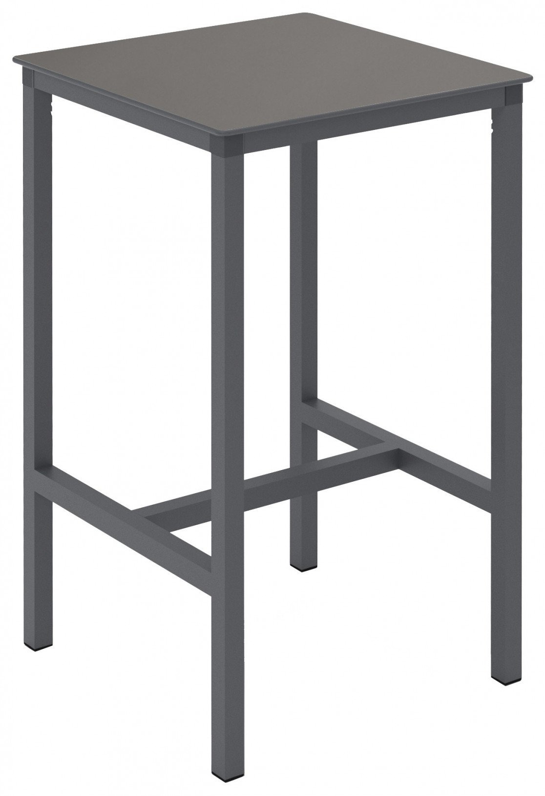 Table Urban T en aluminium anthracite au design contemporain par Ezpeleta Table Urban T en aluminium anthracite au design contemporain par Ezpeleta
