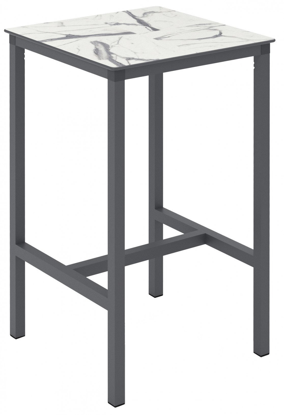 Table Urban T en aluminium anthracite au design contemporain par Ezpeleta Table Urban T en aluminium anthracite au design contemporain par Ezpeleta