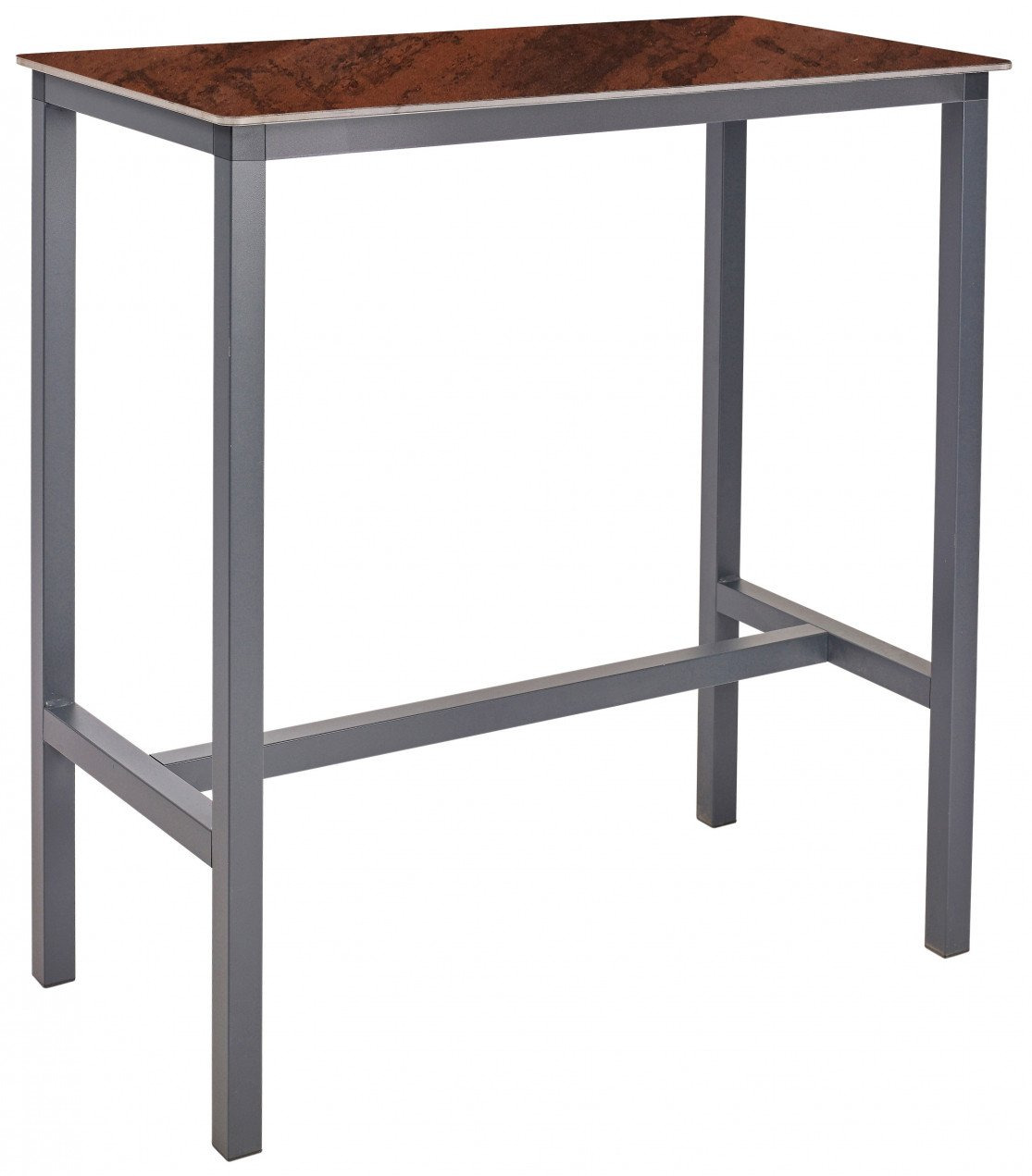 Table Urban T en aluminium anthracite au design contemporain par Ezpeleta Table Urban T en aluminium anthracite au design contemporain par Ezpeleta