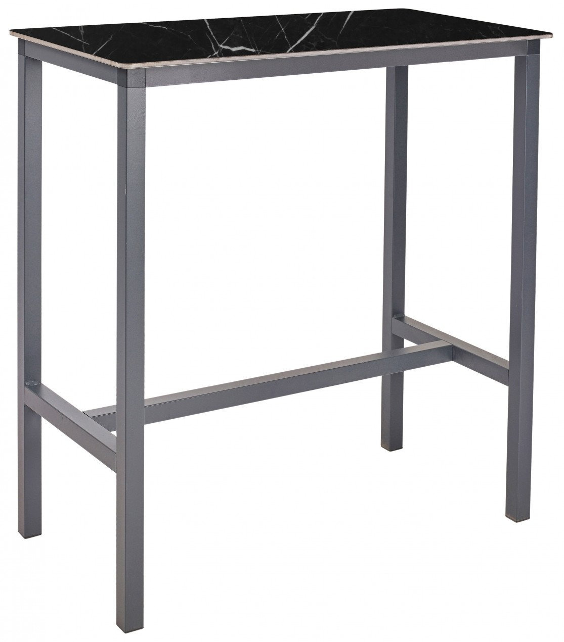 Table Urban T en aluminium anthracite au design contemporain par Ezpeleta Table Urban T en aluminium anthracite au design contemporain par Ezpeleta