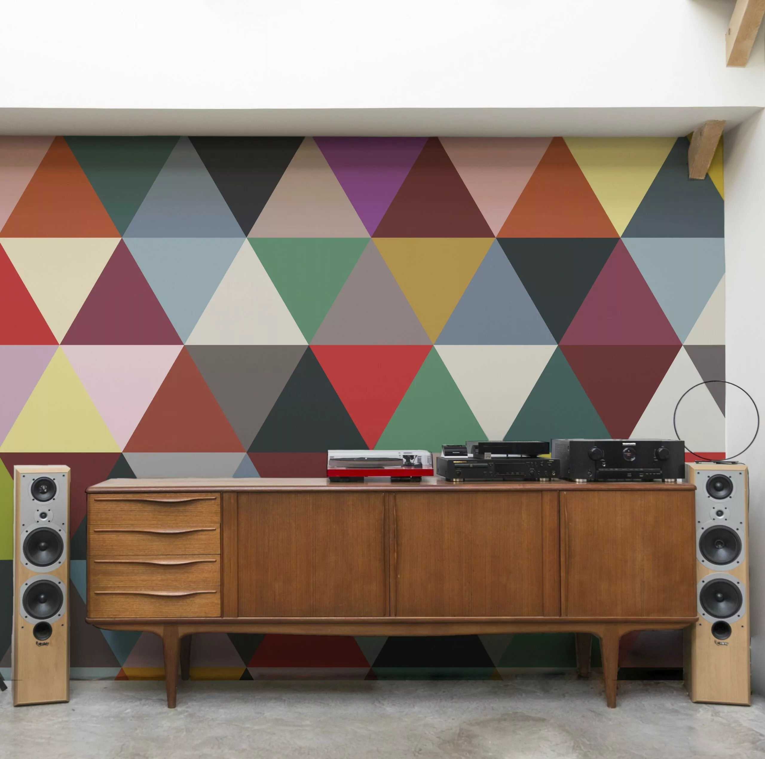 Papier peint design intissé Mosaic Classic au design géométrique