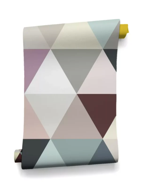 Papier peint design intissé Mosaic Soft au design géométrique