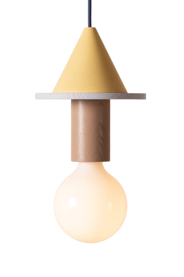 Suspension Junit Meringe au design scandinave par Julia Jessen x Schneid Lighting