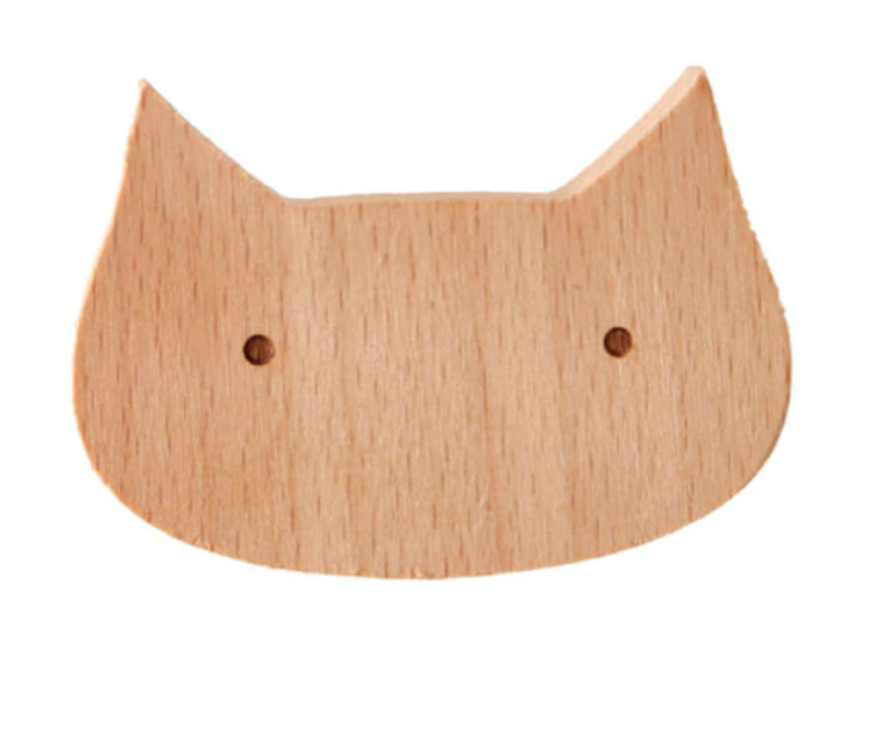 Patère murale Jungle au design naturel en bois naturel pour une chambre d'enfant Patère murale Jungle au design naturel en bois naturel pour une chambre d'enfant