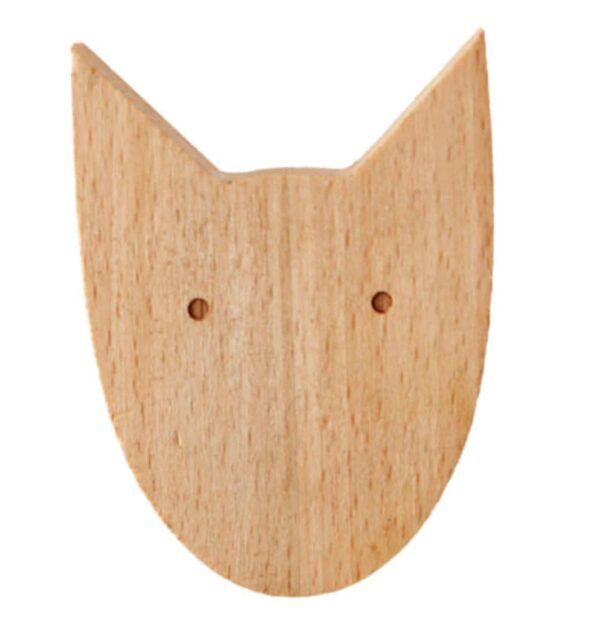Patère murale Jungle au design naturel en bois naturel pour une chambre d'enfant