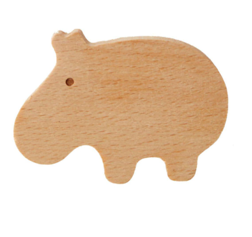 Patère murale Jungle au design naturel en bois naturel pour une chambre d'enfant Patère murale Jungle au design naturel en bois naturel pour une chambre d'enfant