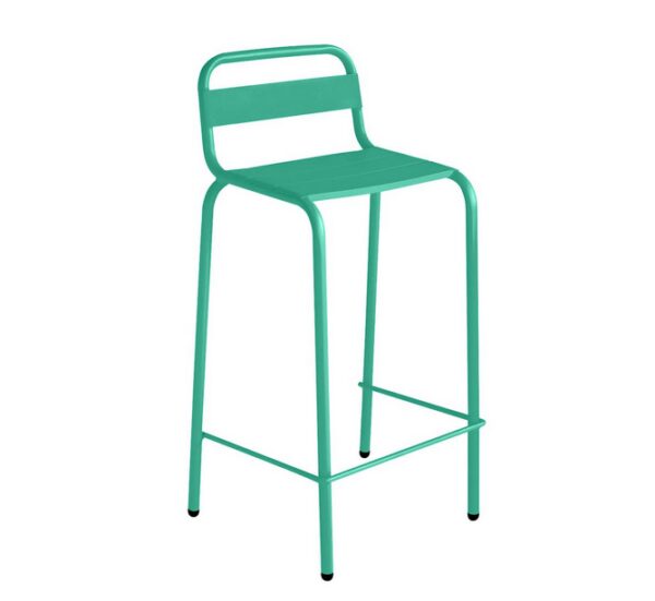 Tabouret Barceloneta en aluminium au design industriel par iSi Design Group x iSimar