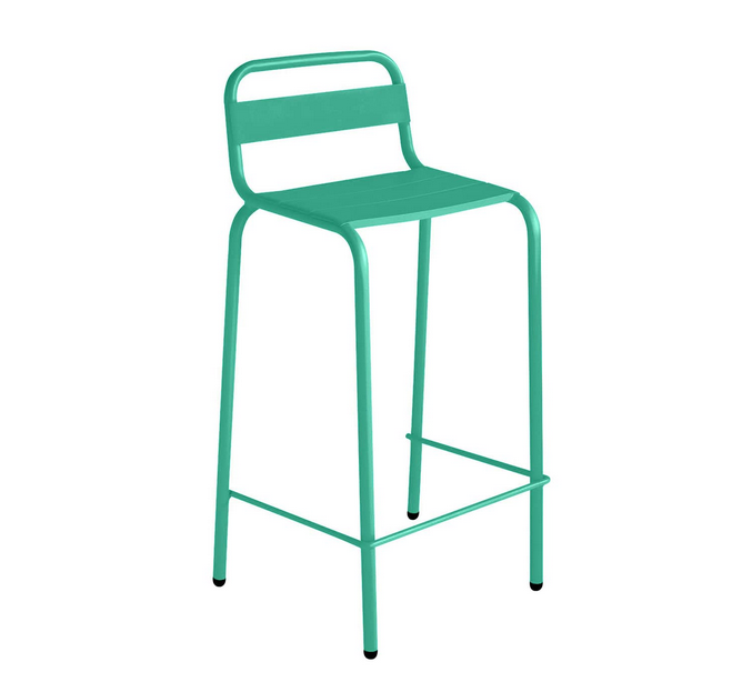 Tabouret Barceloneta en aluminium au design industriel par iSi Design Group x iSimar