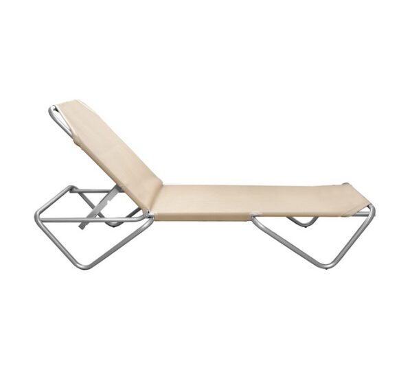 Chaise longue Barceloneta en aluminium au design industriel par iSi Design Group x iSimar