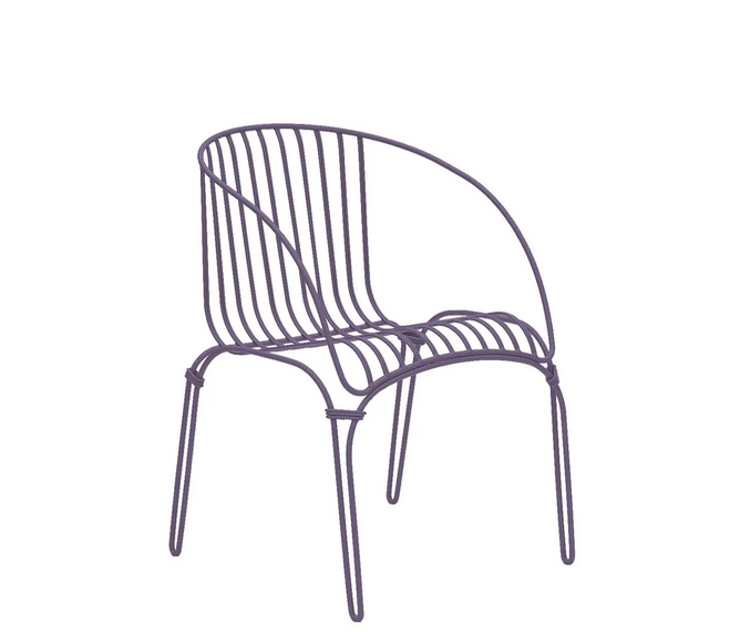 Fauteuil Colonial en acier au design industriel par iSi Design Group x iSimar