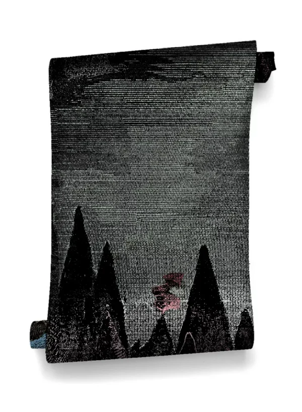 Papier peint design intissé Carpates - déco mystique et sombre prêt-à-poser