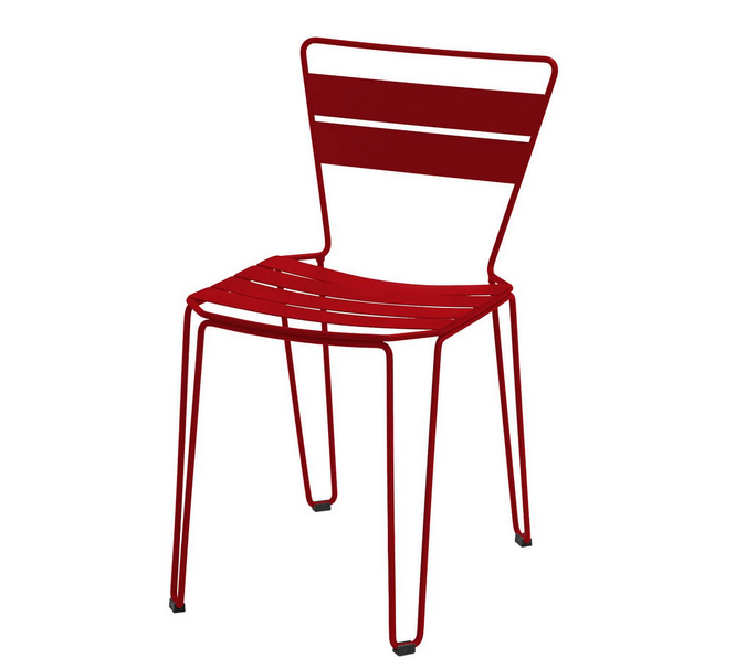 Chaise Mallorca en acier au design industriel par iSi Design Group x iSimar