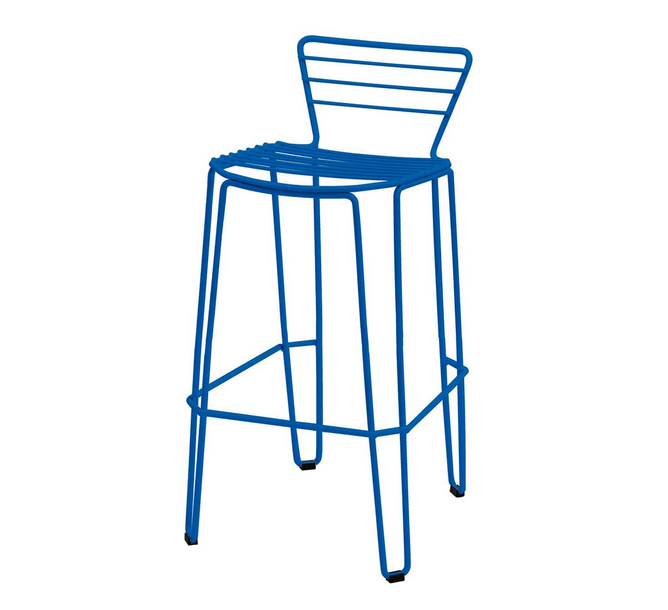 Tabouret Menorca en acier au design industriel par iSi Design Group x iSimar