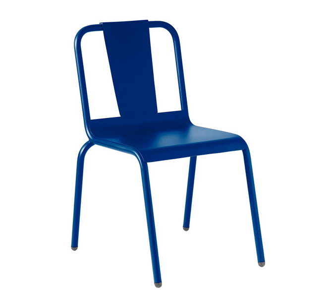 Chaise Napoles en aluminium au design industriel par iSi Design Group x iSimar