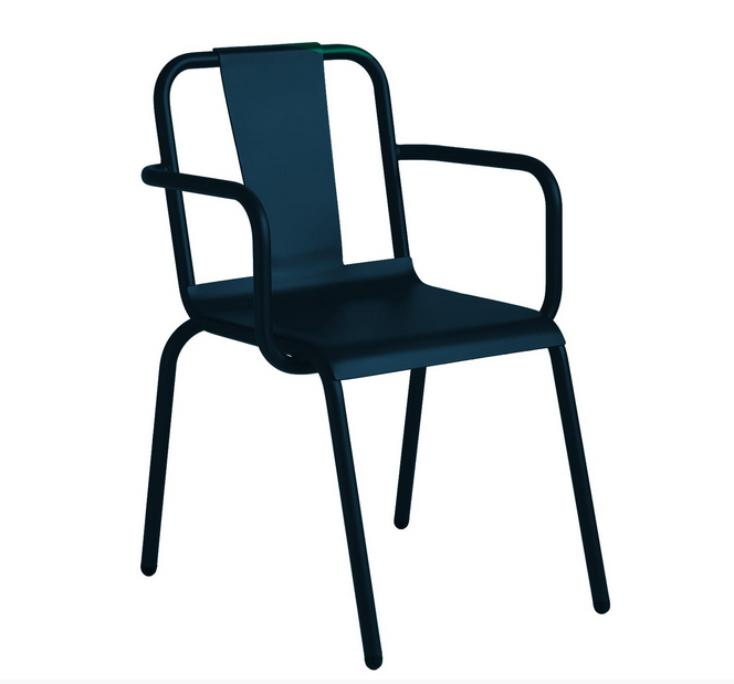 Fauteuil Napoles en aluminium au design industriel par iSi Design Group x iSimar