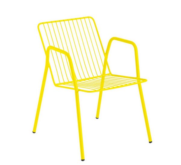 Fauteuil Niza en acier au design industriel par iSi Design Group x iSimar
