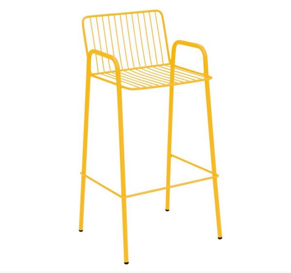 Tabouret Niza en acier au design industriel par iSi Design Group x iSimar