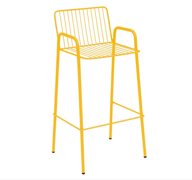 Tabouret Niza en acier au design industriel par iSi Design Group x iSimar