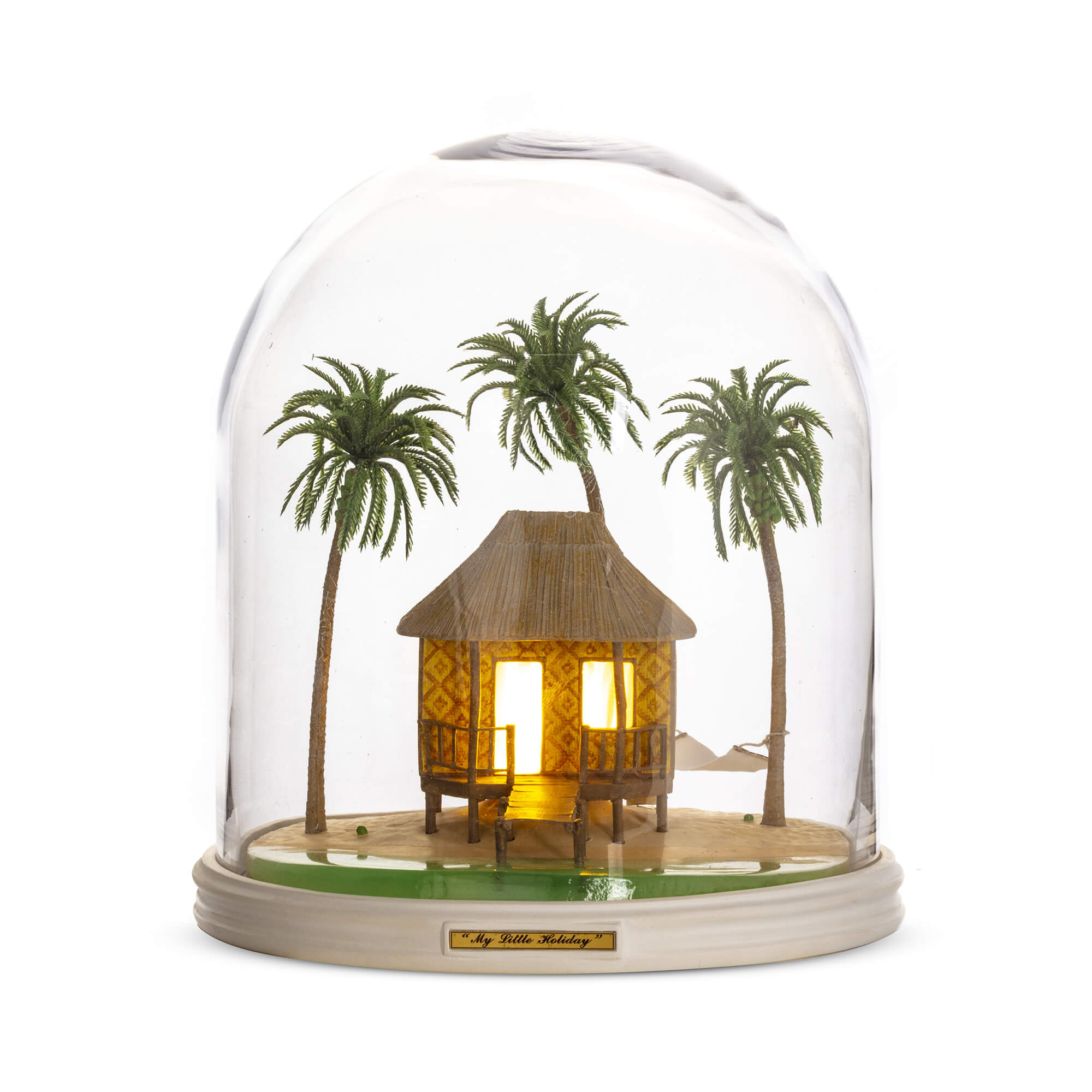 Lampe à poser My Little holiday en bois et verre par Marcantonio Raimondi Malerba x Seletti