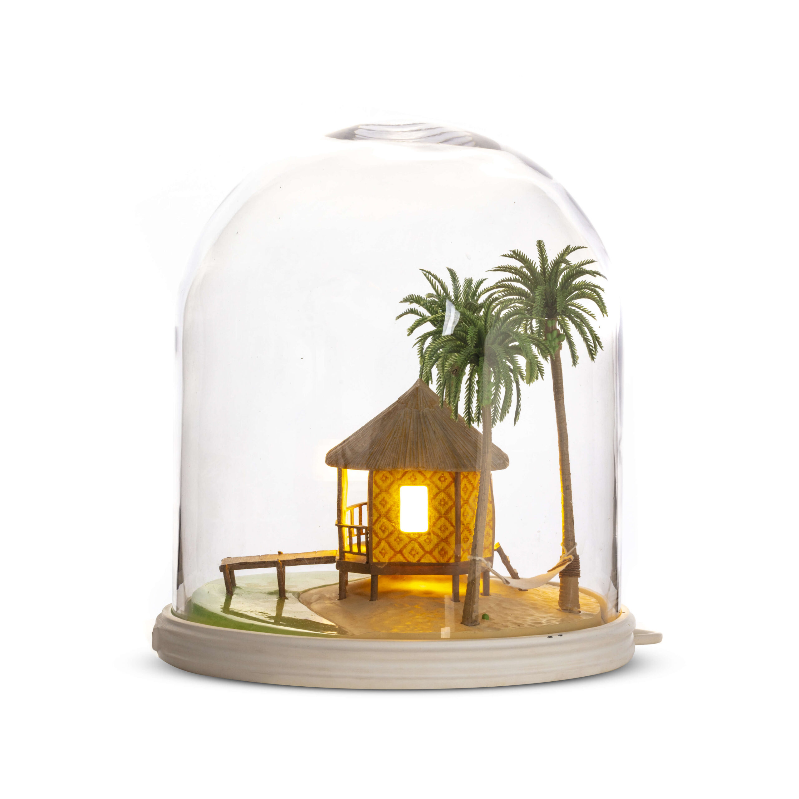 Lampe à poser My Little holiday en bois et verre par Marcantonio Raimondi Malerba x Seletti Lampe à poser My Little holiday en bois et verre par Marcantonio Raimondi Malerba x Seletti