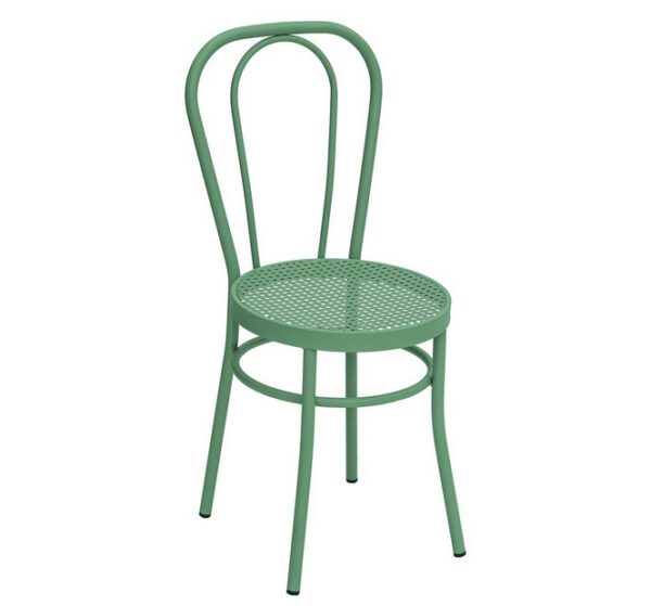 Chaise Puerto en acier au design industriel par iSi Design Group x iSimar
