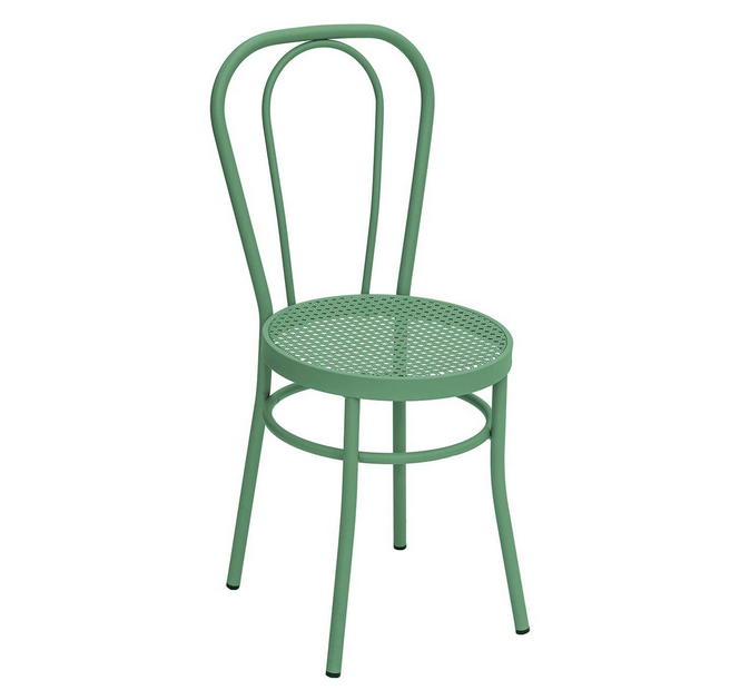 Chaise Puerto en acier au design industriel par iSi Design Group x iSimar