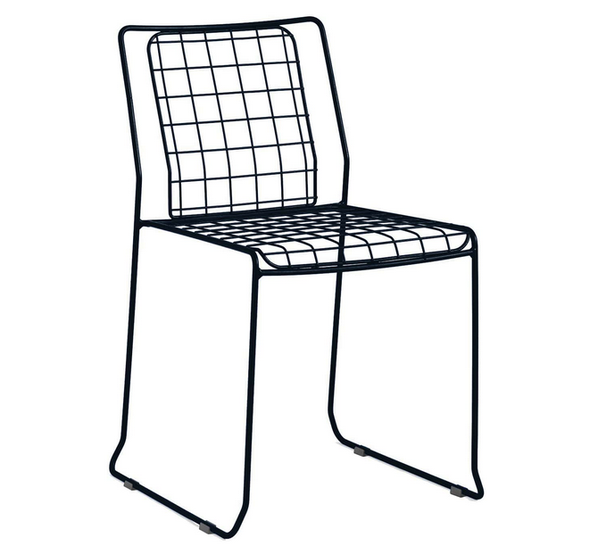Chaise Rotterdam en acier au design industriel par iSi Design Group x iSimar