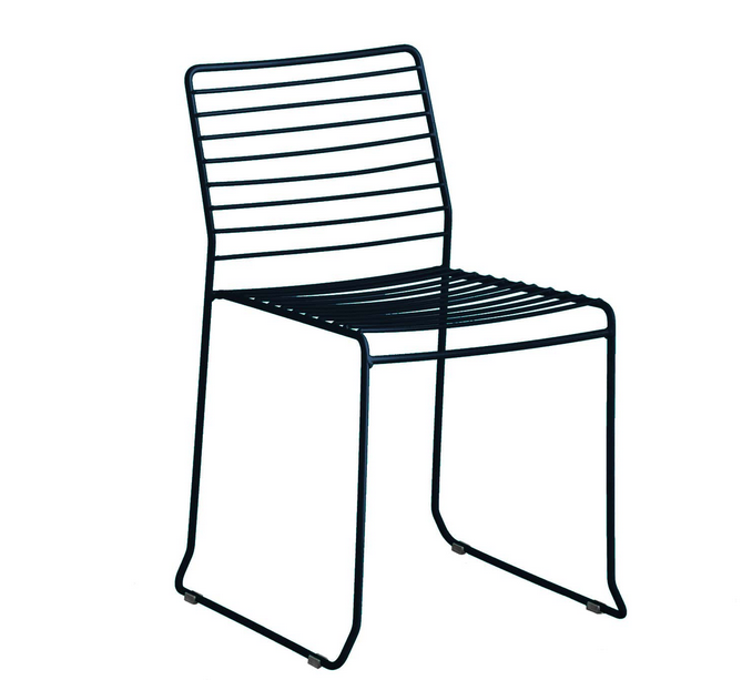 Chaise Tarifa en acier au design industriel par iSi Design Group x iSimar