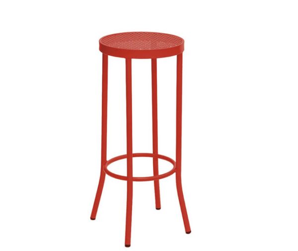 Tabouret sans dossier Puerto en acier au design industriel par iSi Design Group x iSimar