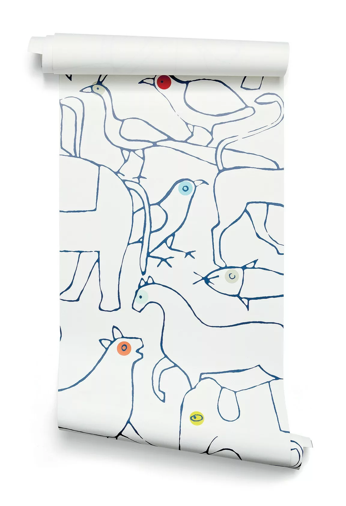 Papier peint design intissé Animals prêt-à-poser en forme d'animaux