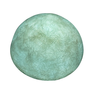 Lampe à poser Button en forme de demi lune en Nebulite par In-es Art Design Lampe à poser Button en forme de demi lune en Nebulite par In-es Art Design
