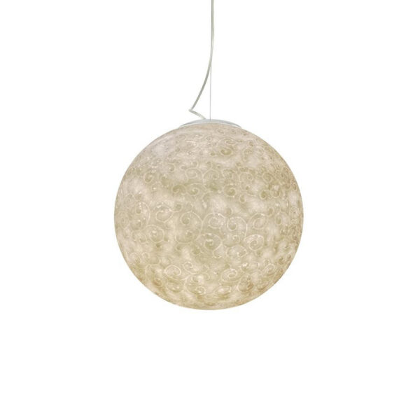 Suspension lune Liberty au design original et moderne Luna en Nebulite par Inesartdesign