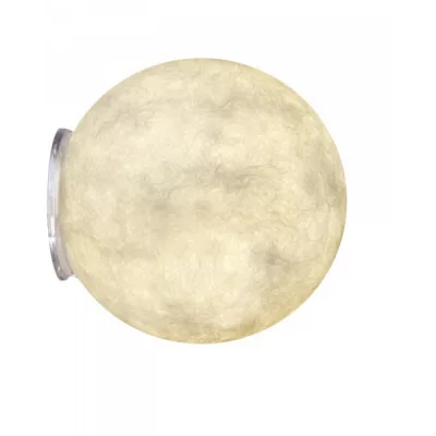 Applique Moon Out pour l'extérieur au design original et moderne en Nebulite par Inesartdesign