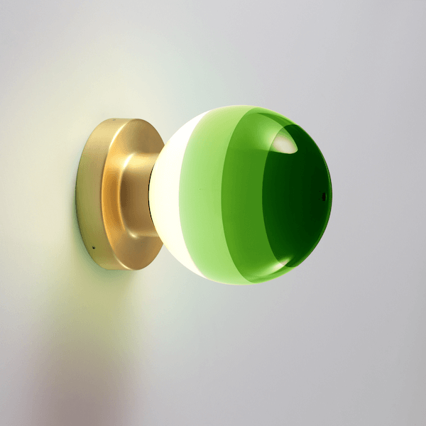 Applique murale Dipping Light A2-13 en laiton brossé par Jordi Canudas - Marset Applique murale Dipping Light A2-13 en laiton brossé par Jordi Canudas - Marset