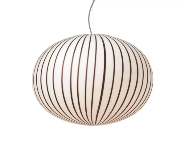 Suspension Filigrana Light Ellipse en verre soufflé bouche par Sebastian Wrong x Established & Sons