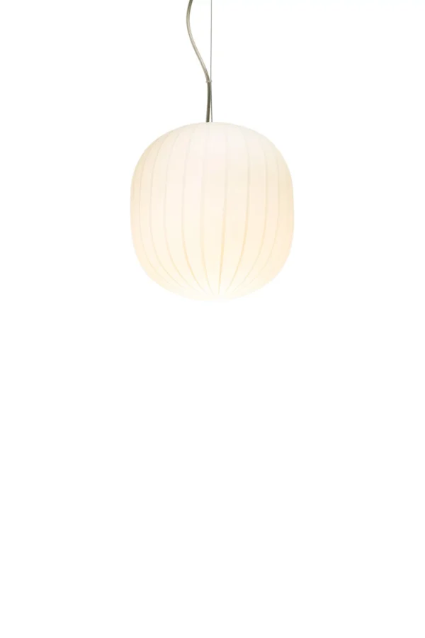 Suspension Filigrana Light Cylindre en verre soufflé bouche par Sebastian Wrong x Established & Sons