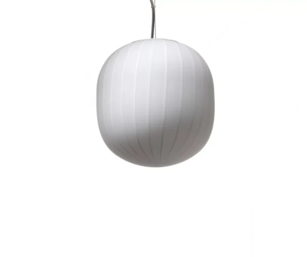 Suspension Filigrana Light Cylindre en verre soufflé bouche par Sebastian Wrong x Established & Sons
