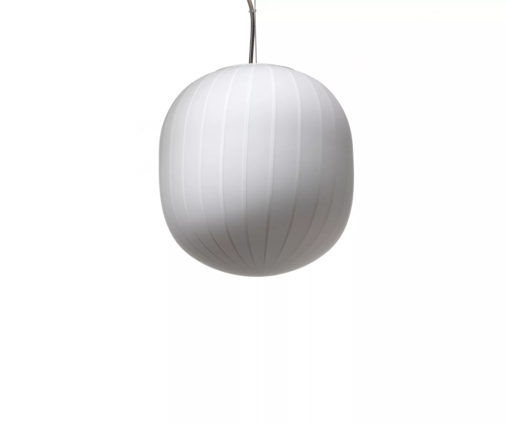 Suspension Filigrana Light Cylindre en verre soufflé bouche par Sebastian Wrong x Established & Sons