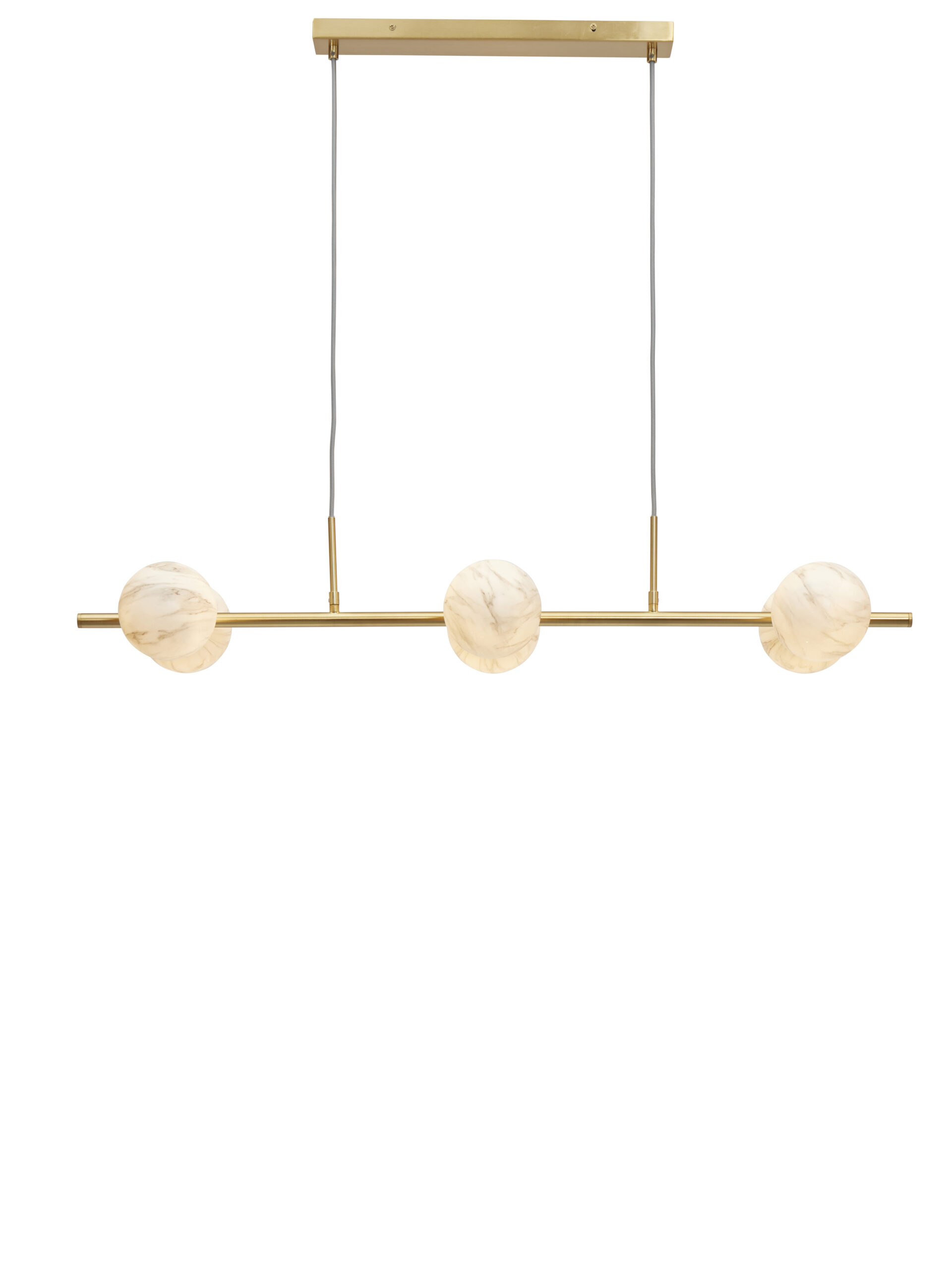 Suspension Carrara en verre et métal au design chic par It's About Romi