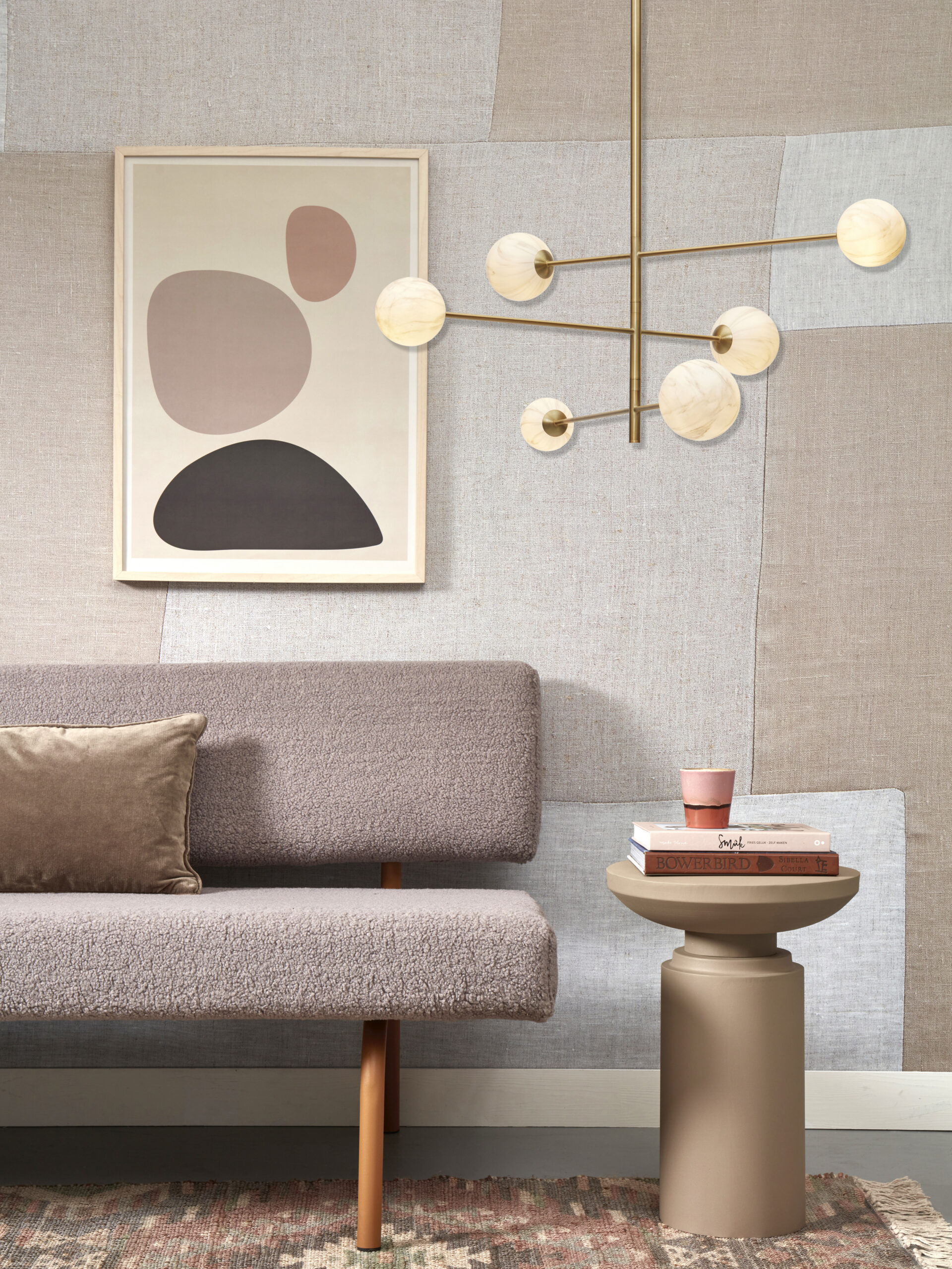 Suspension Carrara avec 3 bras en verre et métal au design chic par It's About Romi Suspension Carrara avec 3 bras en verre et métal au design chic par It's About Romi