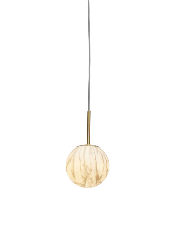 Suspension Carrara en verre et métal au design chic par It's About Romi