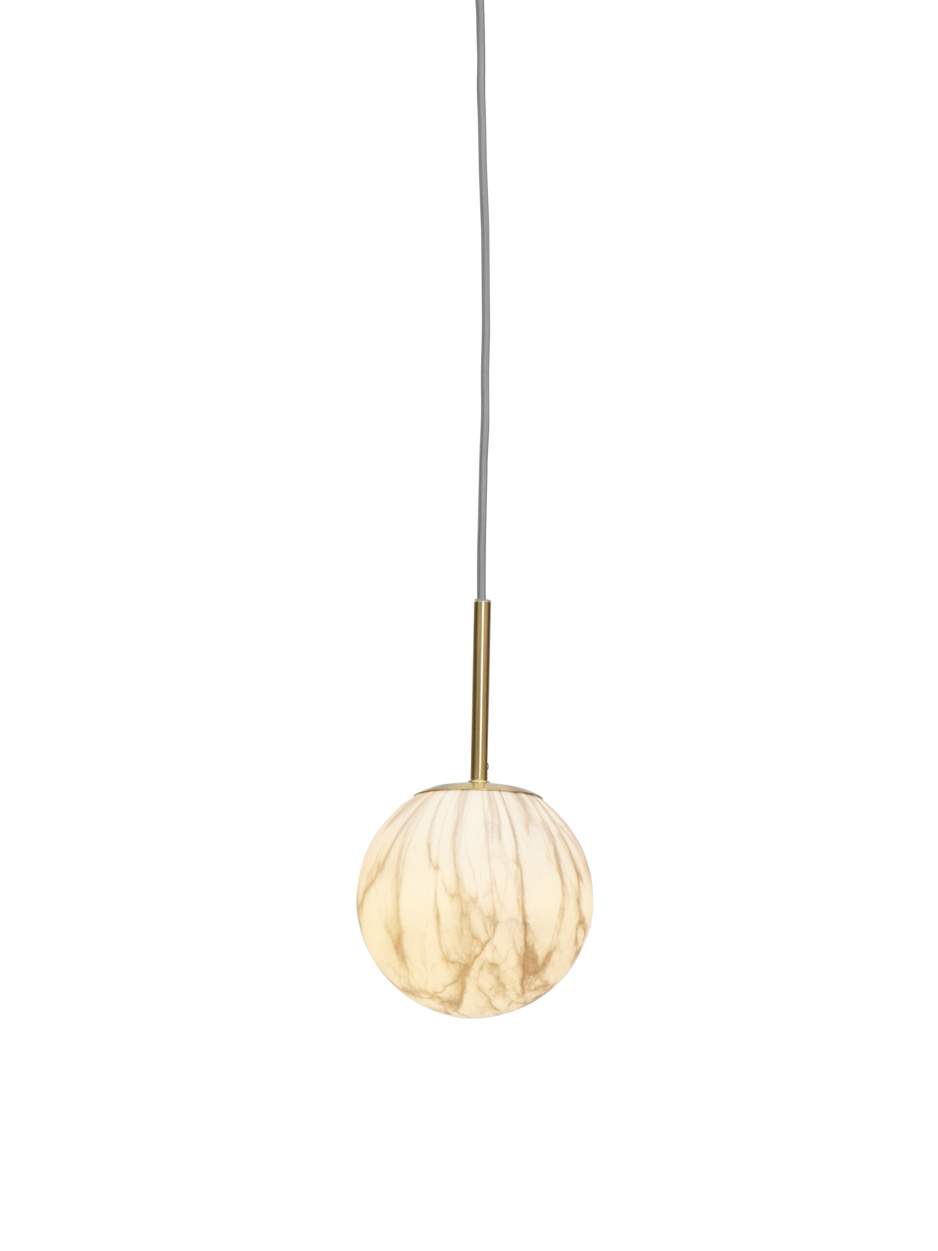 Suspension Carrara en verre et métal au design chic par It's About Romi