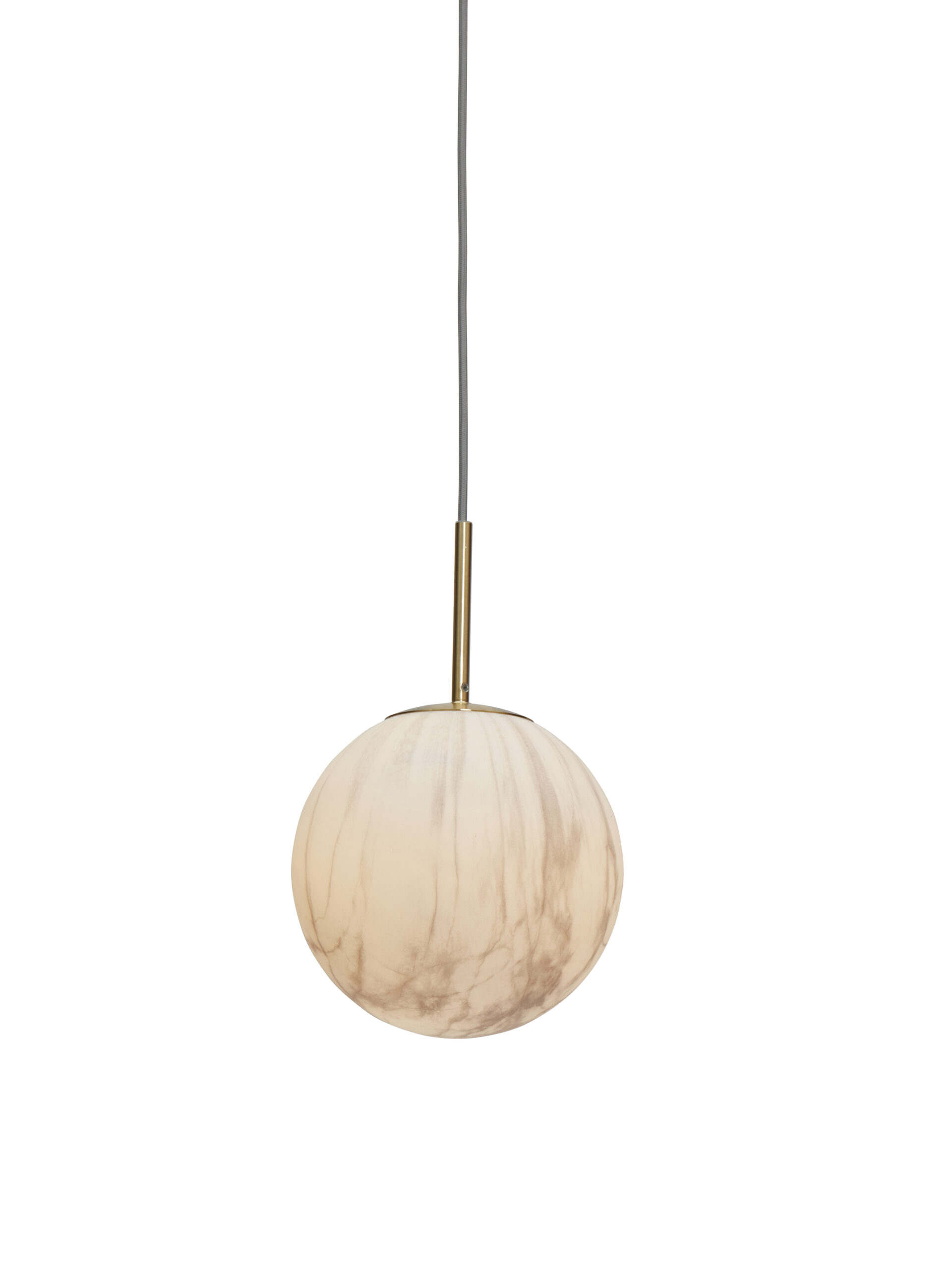 Suspension Carrara en verre et métal au design chic par It's About Romi