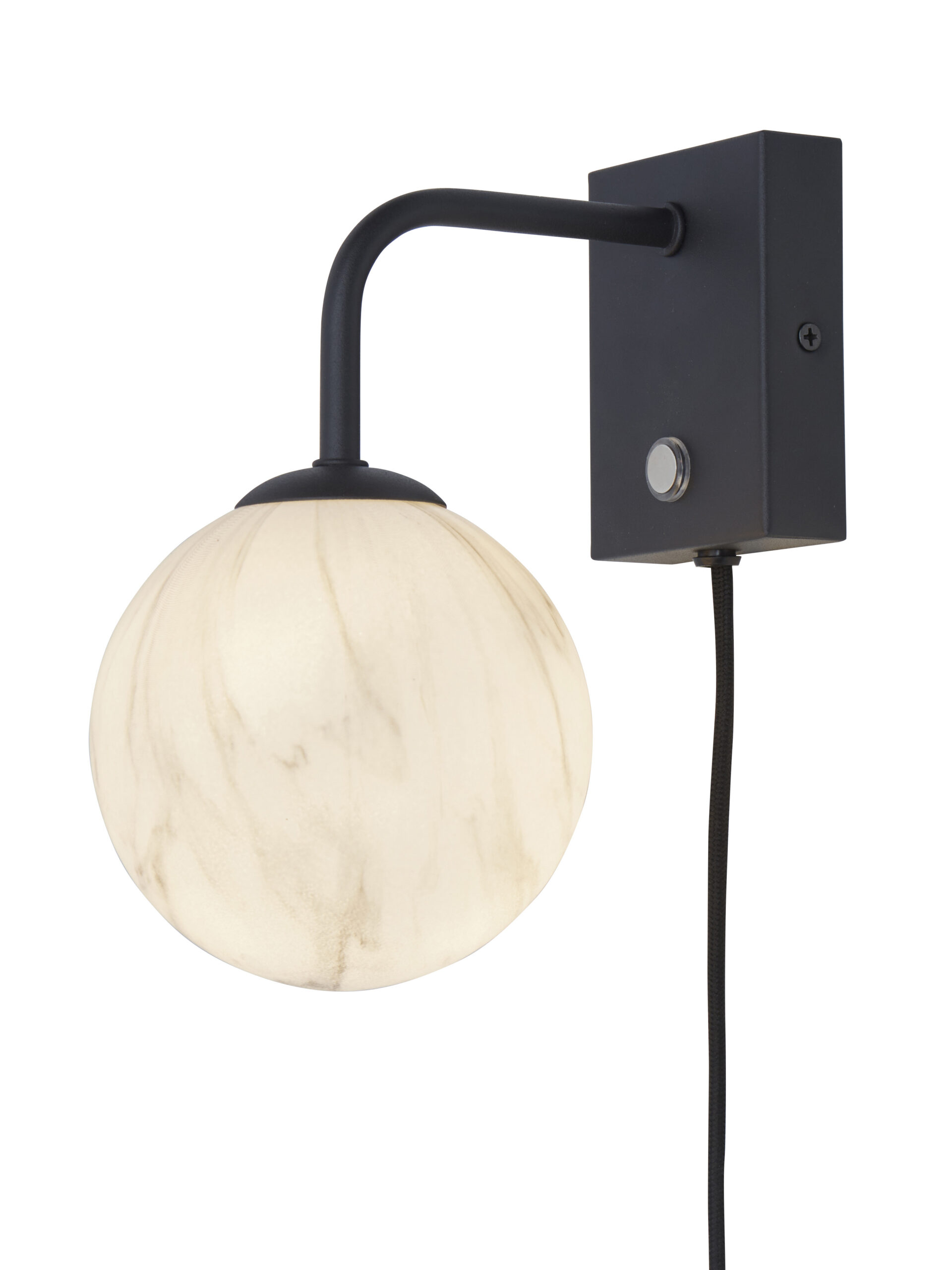 Applique Carrara en verre et métal au design chic par It's About Romi
