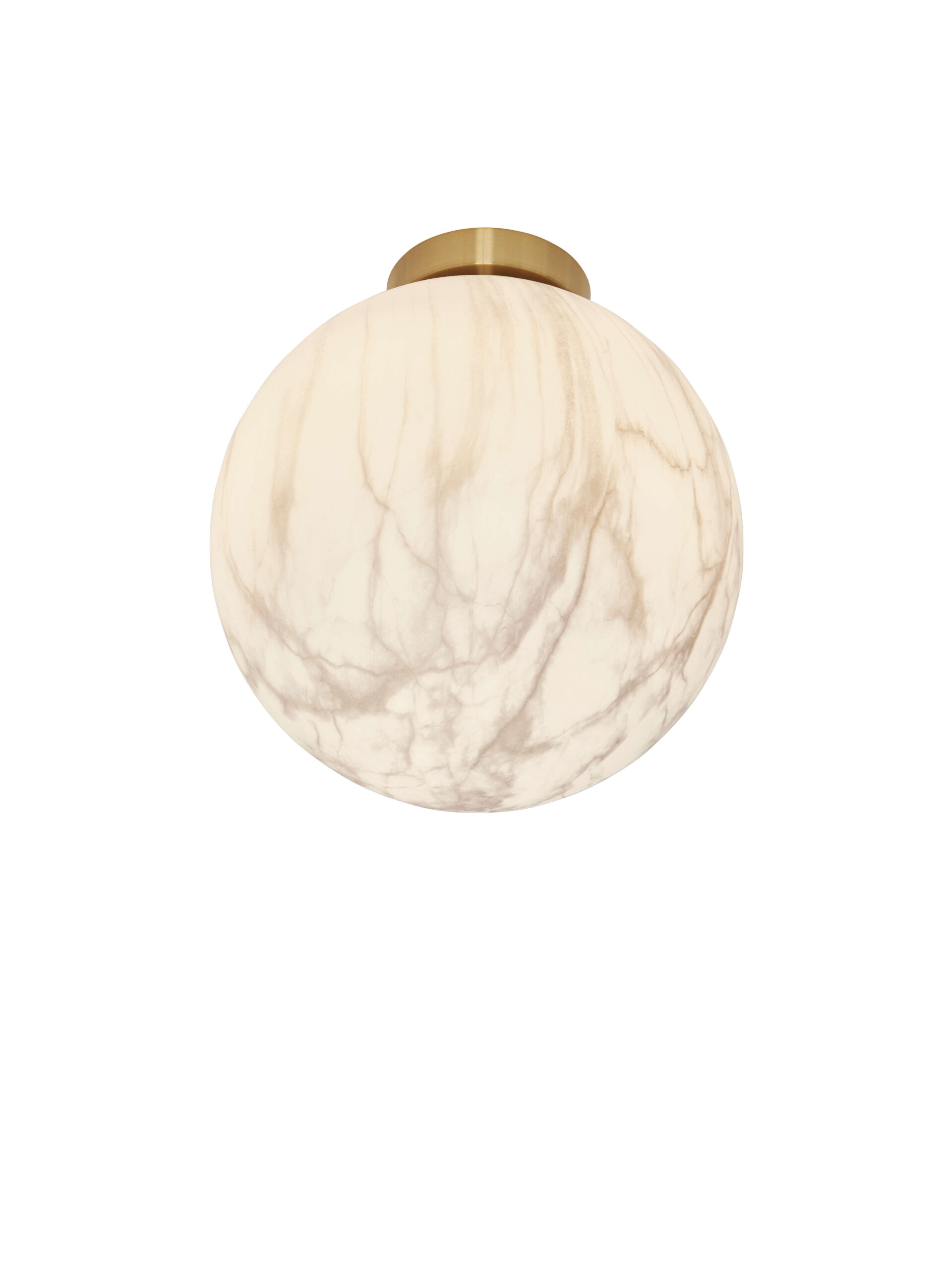 Plafonnier Carrara en verre et métal au design chic par It's About Romi
