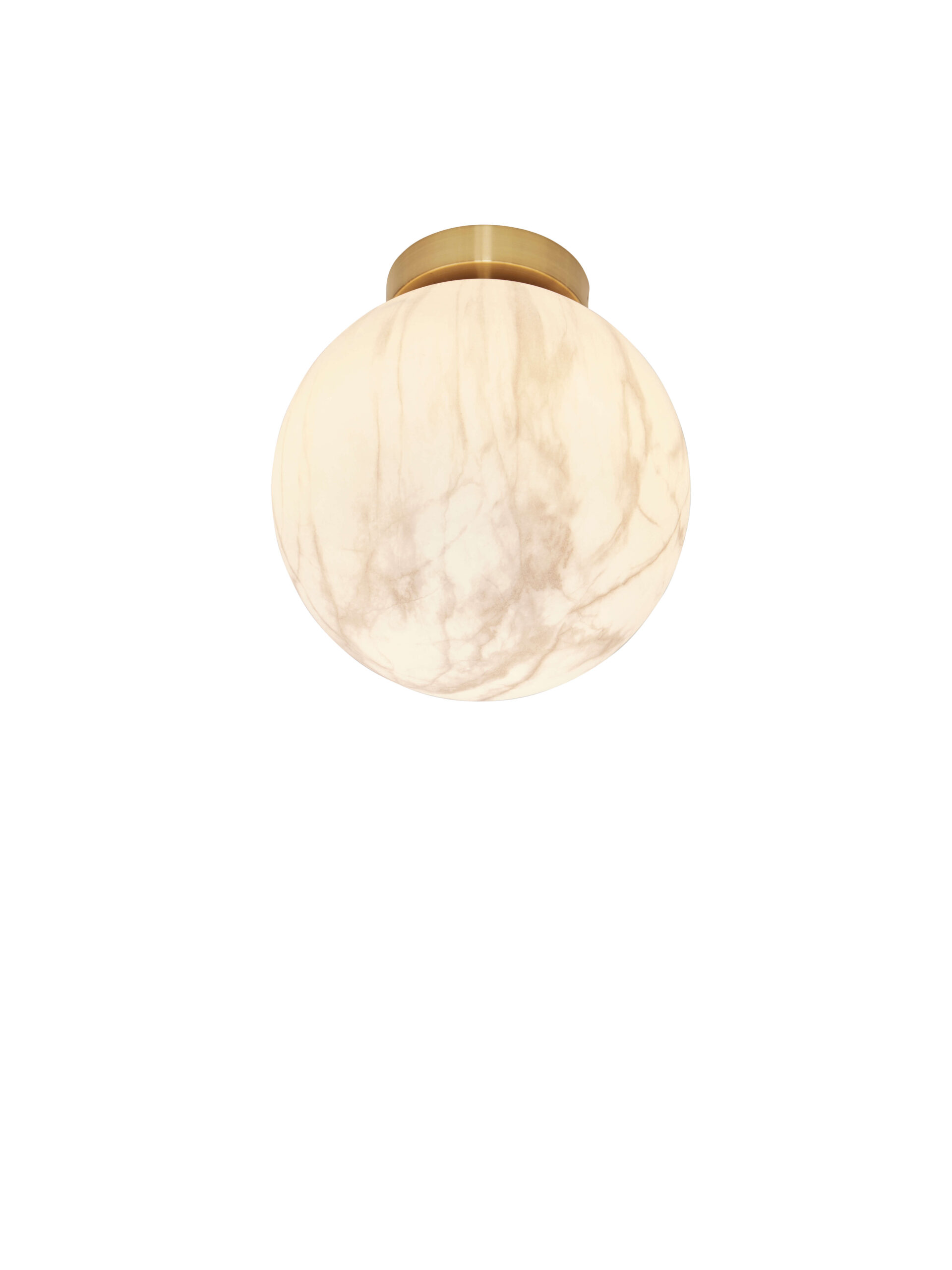 Plafonnier Carrara en verre et métal au design chic par It's About Romi
