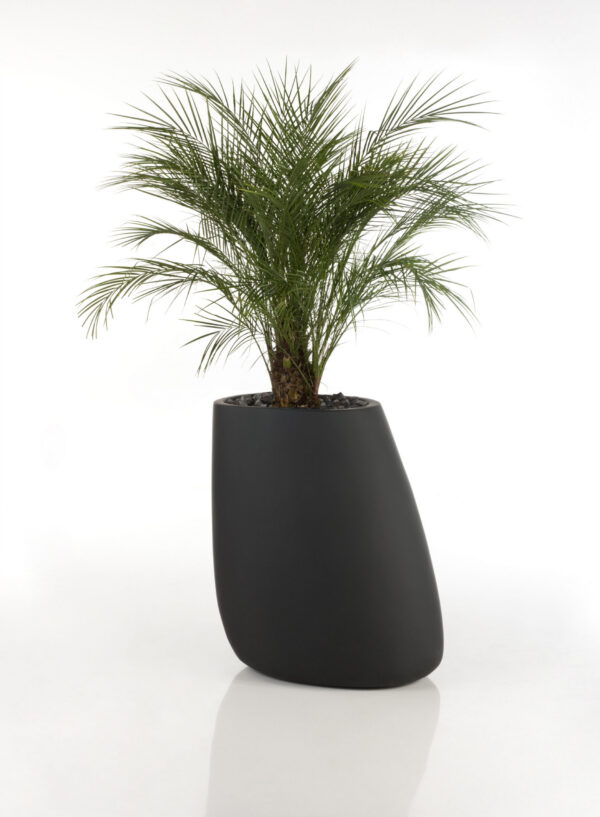 Pots Stone en polyéthylène au design contemporain par Stefano Giovannoni & Elisa Gargan x Vondom